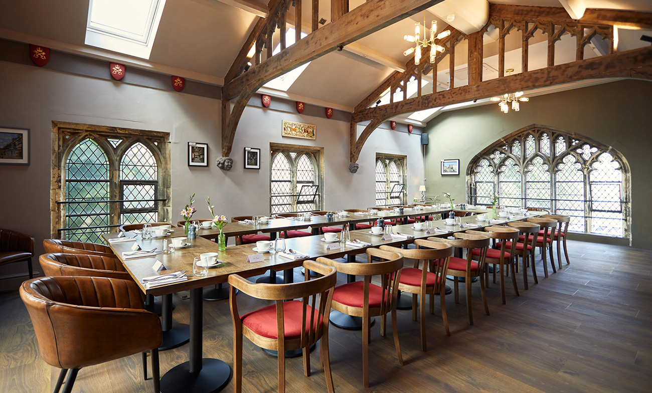 Private Dining at York Minster Refectory